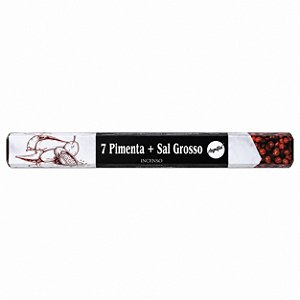 Incenso Indiano 7 Pimentas + Sal Grosso