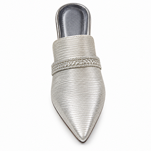 Babuche Luxo Masculino Prata Onira N41