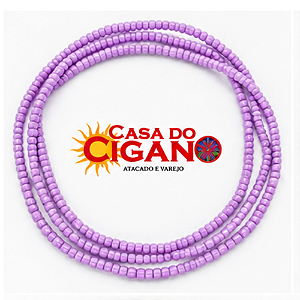 Guia de Miçanga – Lilas - 1m