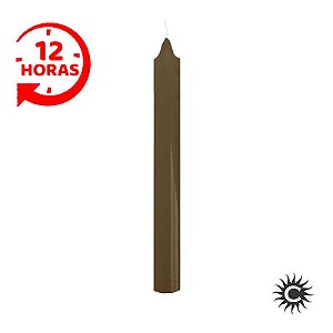Vela Palito Marrom 12 Horas 9 unidades 1kg - Casa do cigano