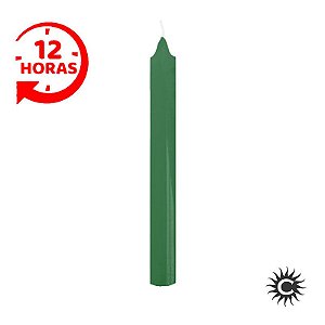 Vela Palito Verde 12 Horas 9 unidades 1kg - Casa do cigano