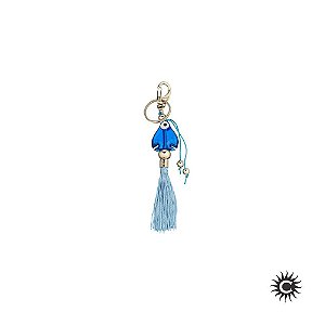 Chaveiro - Iemanja Azul Murano