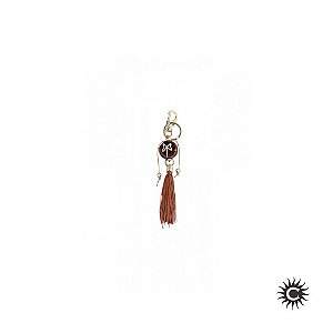 Chaveiro - Xango Marrom Murano