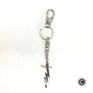 Chaveiro - Metal - Espada Raio