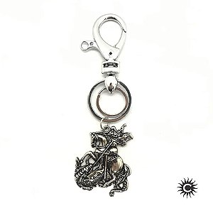 Chaveiro - Metal - São Jorge Grande