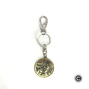 Chaveiro - Metal - Tetragramaton Dourado