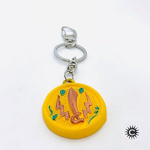 Chaveiro - Resina - Iansã Amarela