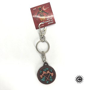 Chaveiro - Resina - Xangô Marrom