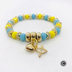 Pulseira - Logunedê Cristal E Silicone