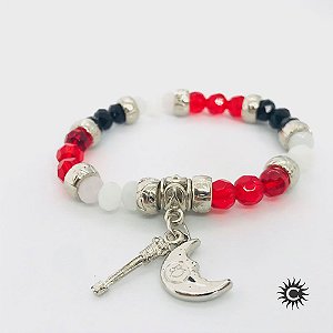 Pulseira - Obaluae Cristal E Silicone