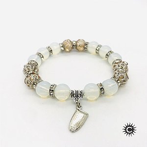 Pulseira - Ogan Cristal E Silicone