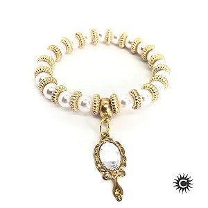 Pulseira - Oxum Pérola Com Abb Luxo