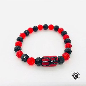 Pulseira - Pomba Firma Cristal E Silicone