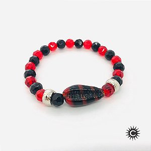 Pulseira - Pomba Gira Búzios Cristal E Silicone