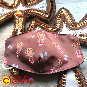 Mascara De Proteção - Orixás - Xango