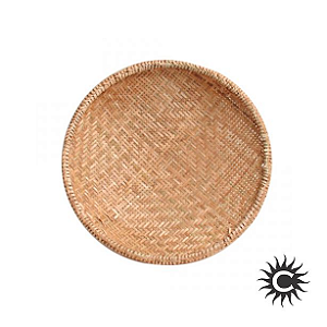 Peneira De Palha Plana -  Extra Grande - 50cm