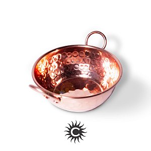 Tacho De Cobre 20 Cm |  Com Rebite