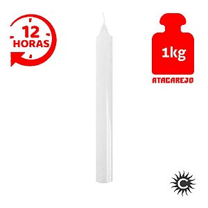 Vela - 12 Horas - Branca (9 Velas)