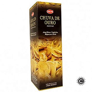 Incenso - Hem - Box Com 25 Caixas - Chuva De Ouro