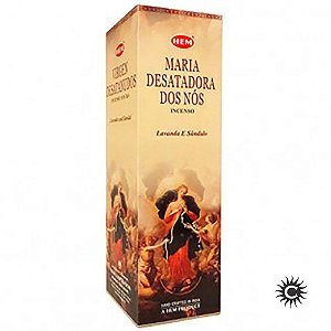 Incenso - Hem - Box Com 25 Caixas - Maria Desatadora Dos Nós