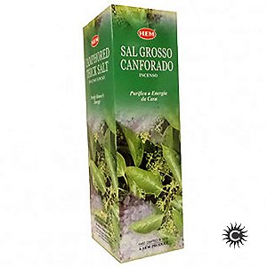Incenso - Hem - Box Com 25 Caixas - Sal Grosso Canforado
