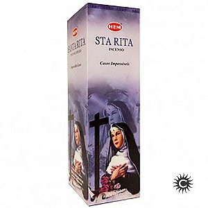Incenso - Hem - Box Com 25 Caixas - Santa Rita