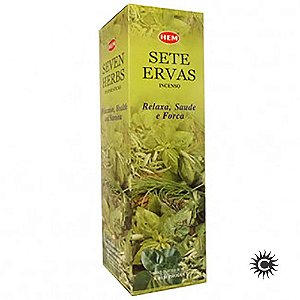Incenso - Hem - Box Com 25 Caixas - Sete Ervas
