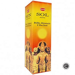 Incenso - Hem - Box Com 25 Caixas - Sol