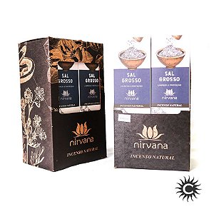 Incenso - Natural Nirvana Caixa Com 12 - Sal Grosso