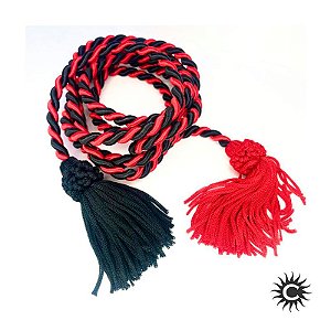 Cordão De São Francisco - Fiel - Vermelho E Preto