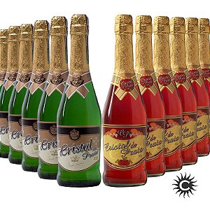 Champagne - Cristal De Prata - Espumante - Caixa Com 12 Garrafas