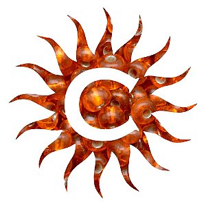 Miçanga - Cristal - 100g - Laranja