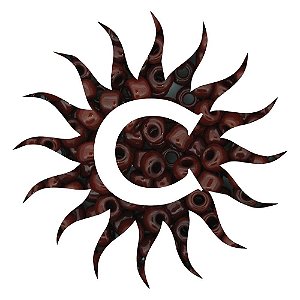 Miçanga- Cristal - 100g - Marrom