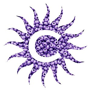 Missanga - Leitosa - 100g - Lilás