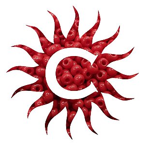 Miçanga - Leitosa - 100g - Vermelha