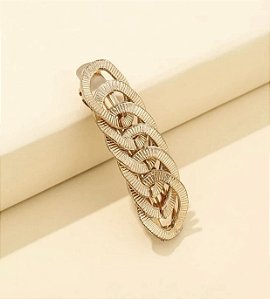 Presilha LUA elos com textura dourado
