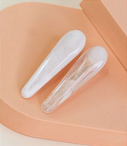 Hair clip VAL long madre perola off white (par)