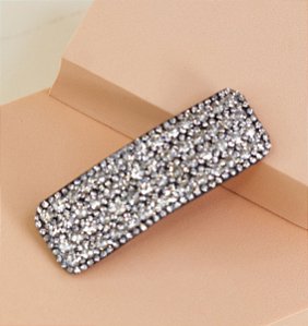 Hair clip CLARISSA luxo fashion pedraria premium cristal