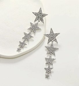 Brinco HERA party estrelas de strass