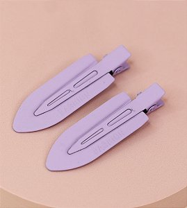 Hair clip JACK metal lilas claro (par)
