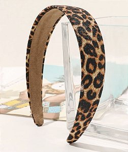 Tiara JULIANA animal print com brilho