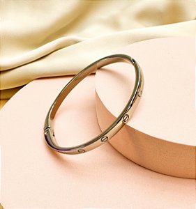 Bracelete ISADORA inspiração Cartier com verniz italiano com rodio