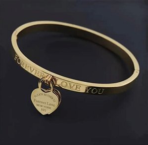 Bracelete NIELE inspiração pandora folheada a ouro