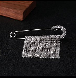 Broche LETICIA laço franja