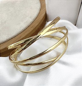 Bracelete VANUSA 5 fios folheada a ouro