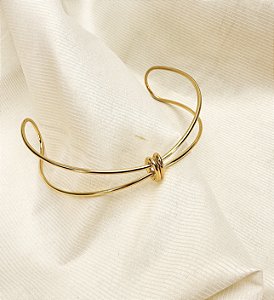 Choker aro ABBY anatomico Folheada A Ouro