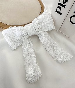 Laço LAKETLEY presilha de parte branco