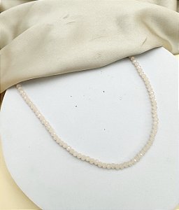 Choker MARISOL cristal bege