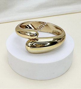 Bracelete KEDNA abraço folheada a ouro
