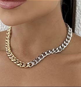 Choker ADRICIA Folheada mix de banhos